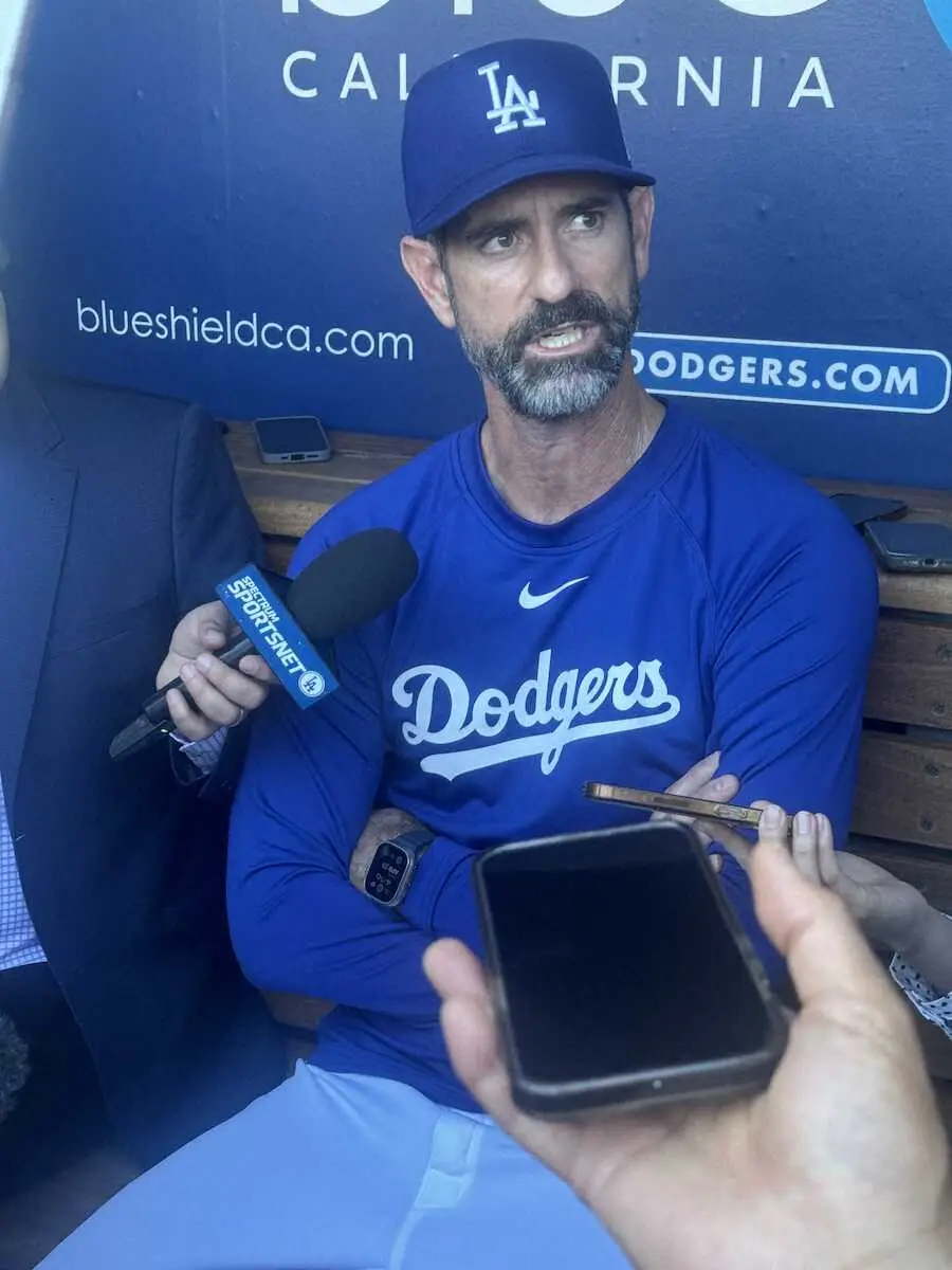 【画像・写真】ドジャース投手コーチ　投手・大谷の打者に対する投球「具体的な日程はまだない」