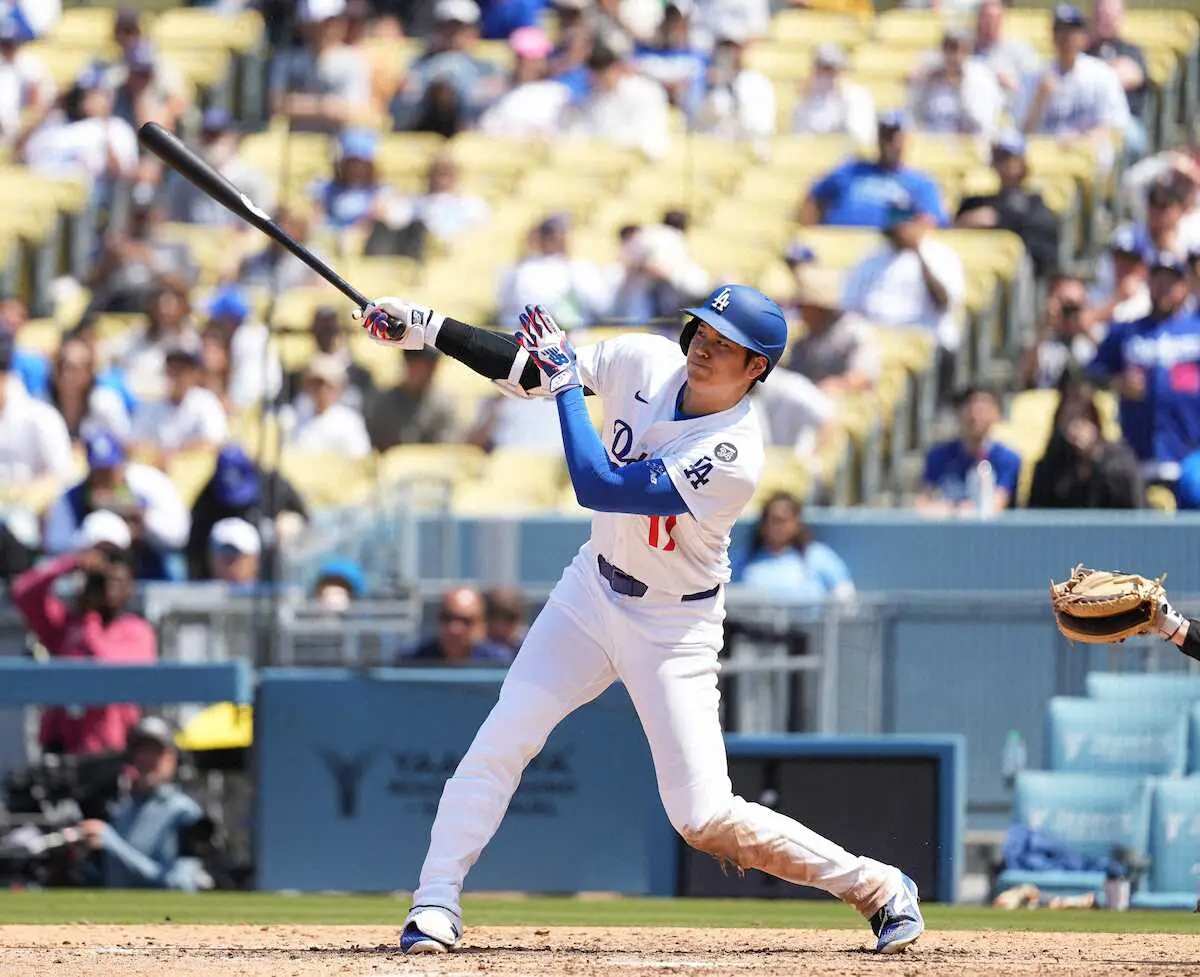 【画像・写真】ドジャース・大谷　5試合連続安打　3戦連続盗塁でチーム5連勝に貢献