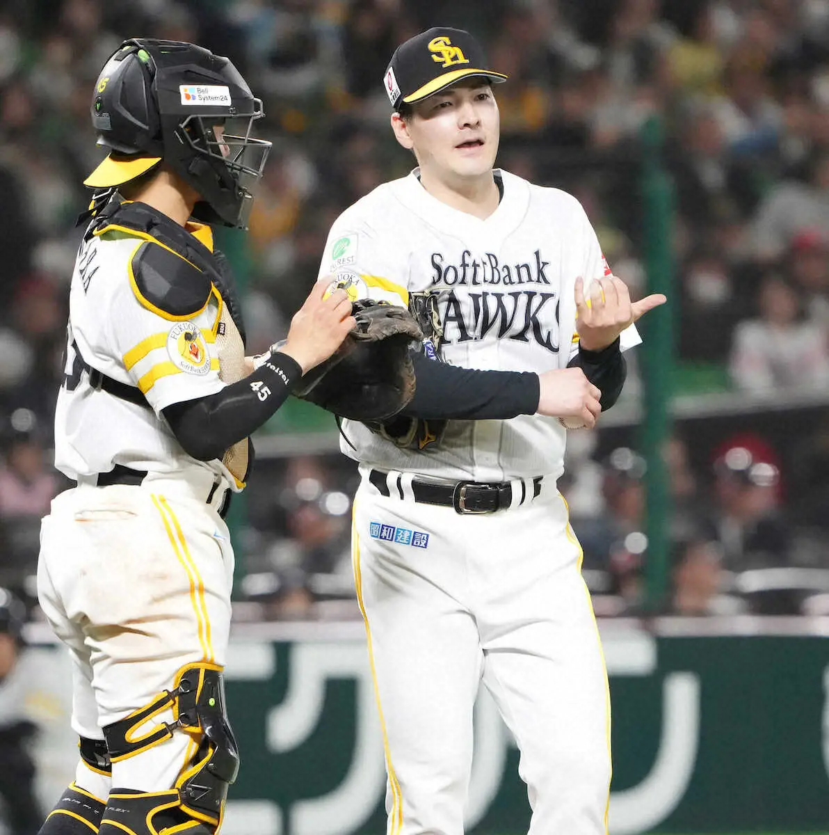【画像・写真】5連敗中のソフトバンクが初回先制点奪われる　先発・有原航平、ポランコの3ラン浴びる