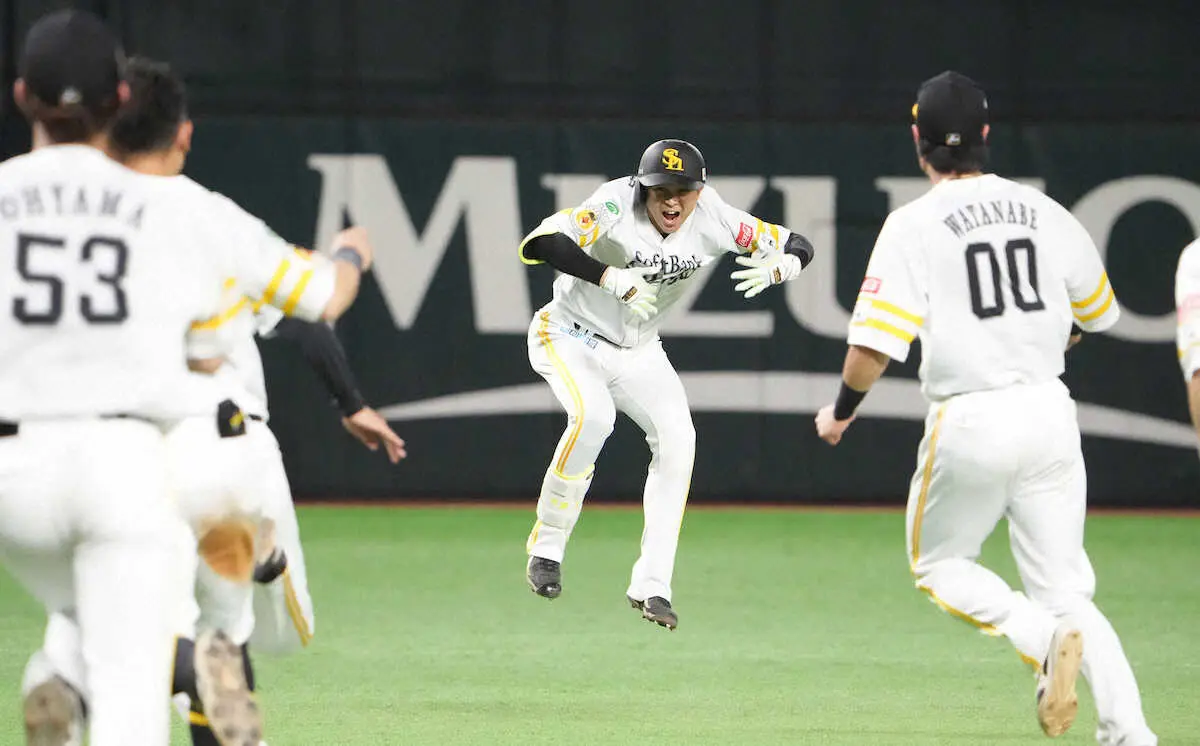 【画像・写真】ソフトバンク　逆転サヨナラ立役者・川瀬晃「励まし合っている仲間のおかげ」5連敗止めた