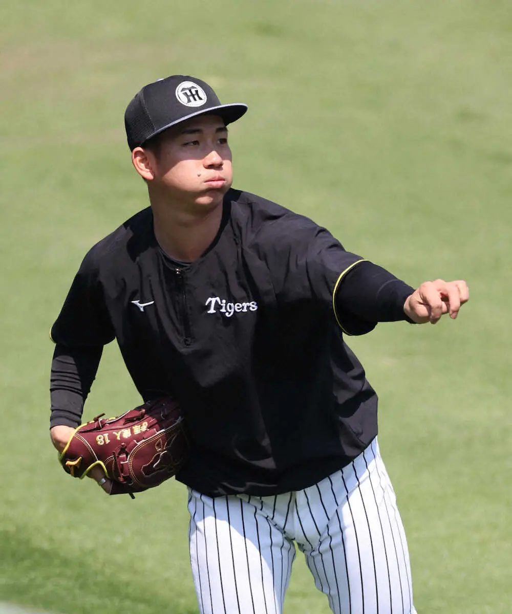 【画像・写真】阪神・伊原が4日ヤクルト戦先発　「ゾーンで勝負しつつ、外にも散らして」