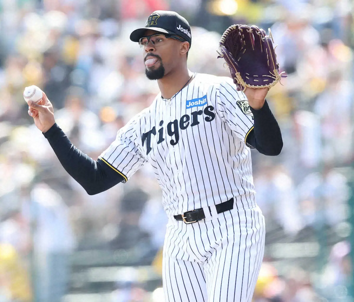 【画像・写真】虎の優等生助っ投デュプランティエ　「ジョーダンの舌出しポーズのまね」は教育熱心な父の影響