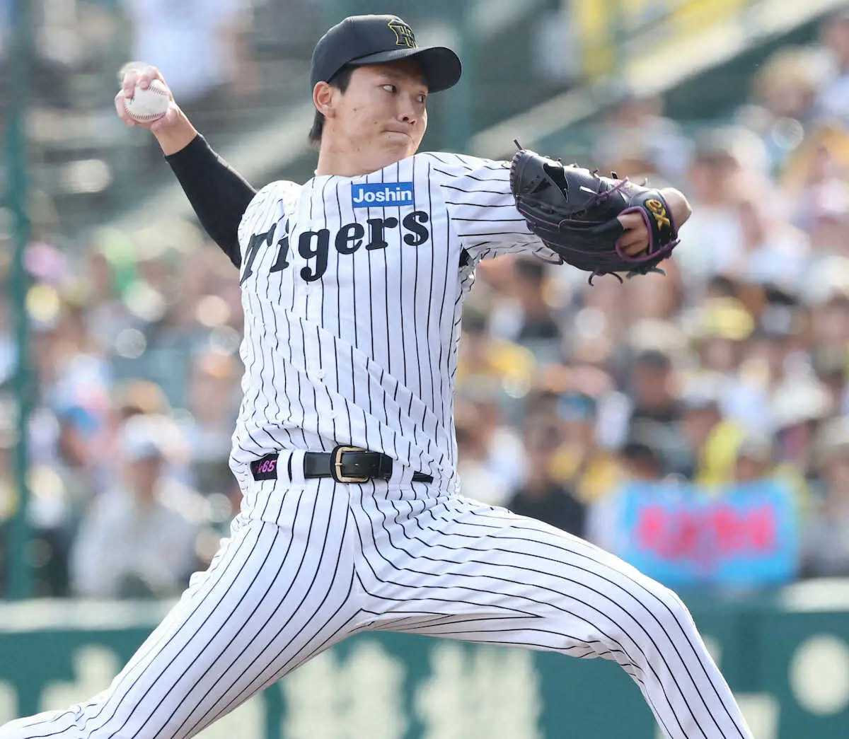 【画像・写真】阪神・湯浅が548日ぶり甲子園に戻ってきた「やっぱり甲子園は別」　1回無失点に虎党大歓声