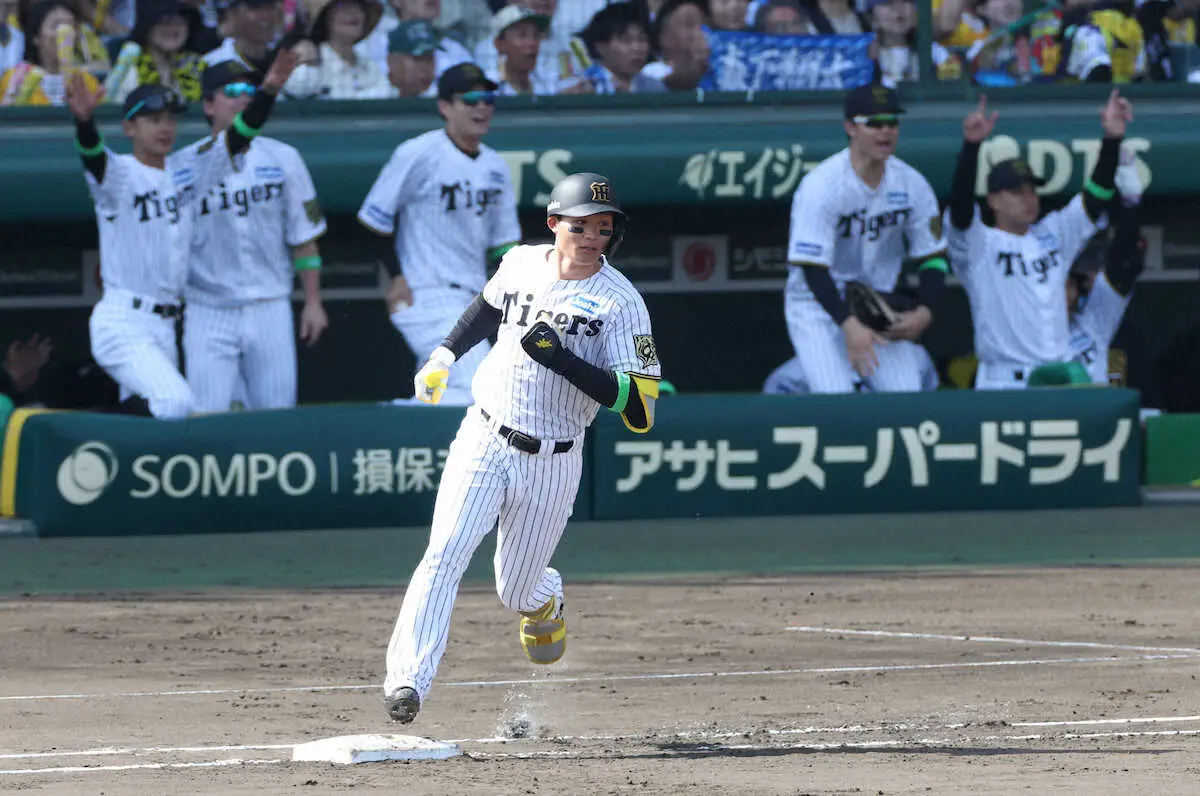 【画像・写真】阪神・森下が今季聖地初弾　3号ソロで試合は振り出しに