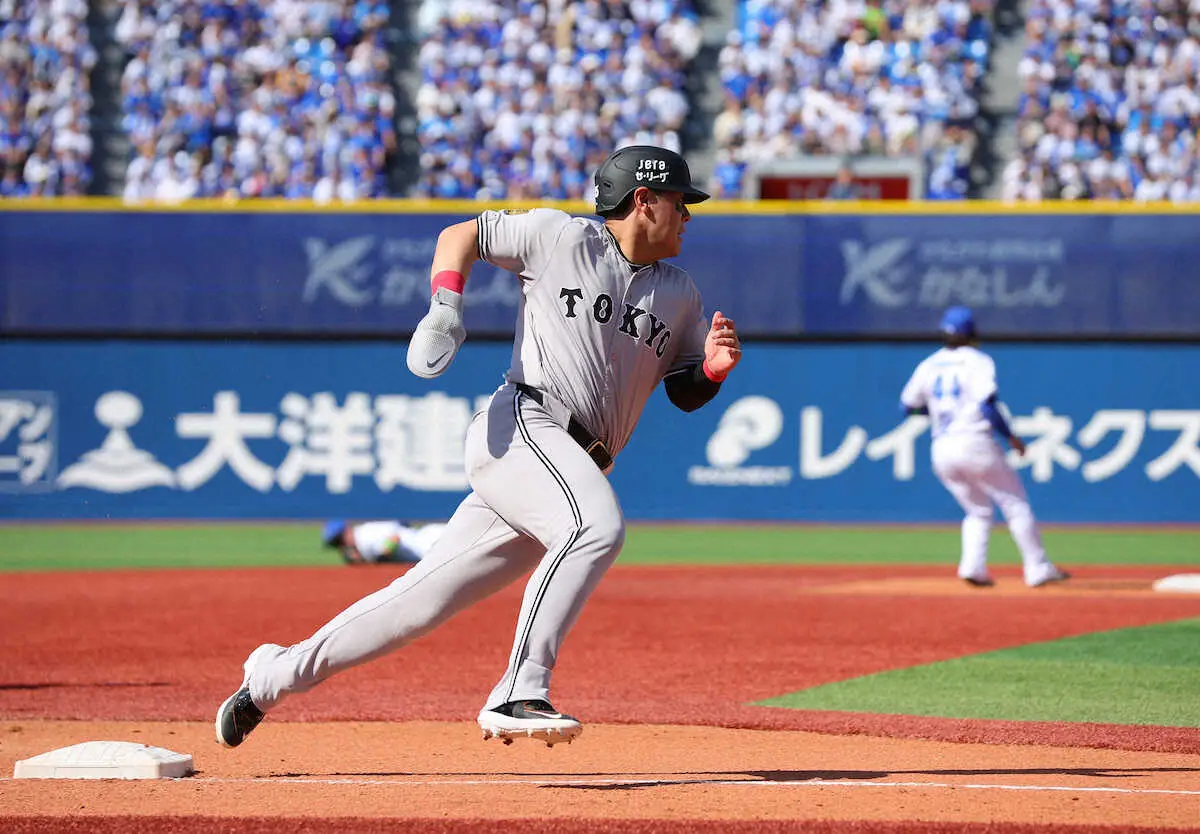 【画像・写真】巨人・岡本和真が今季5度目のV打　阿部監督「打つ人が打てば勝つ」　試合前セ界トップの打率は3位に