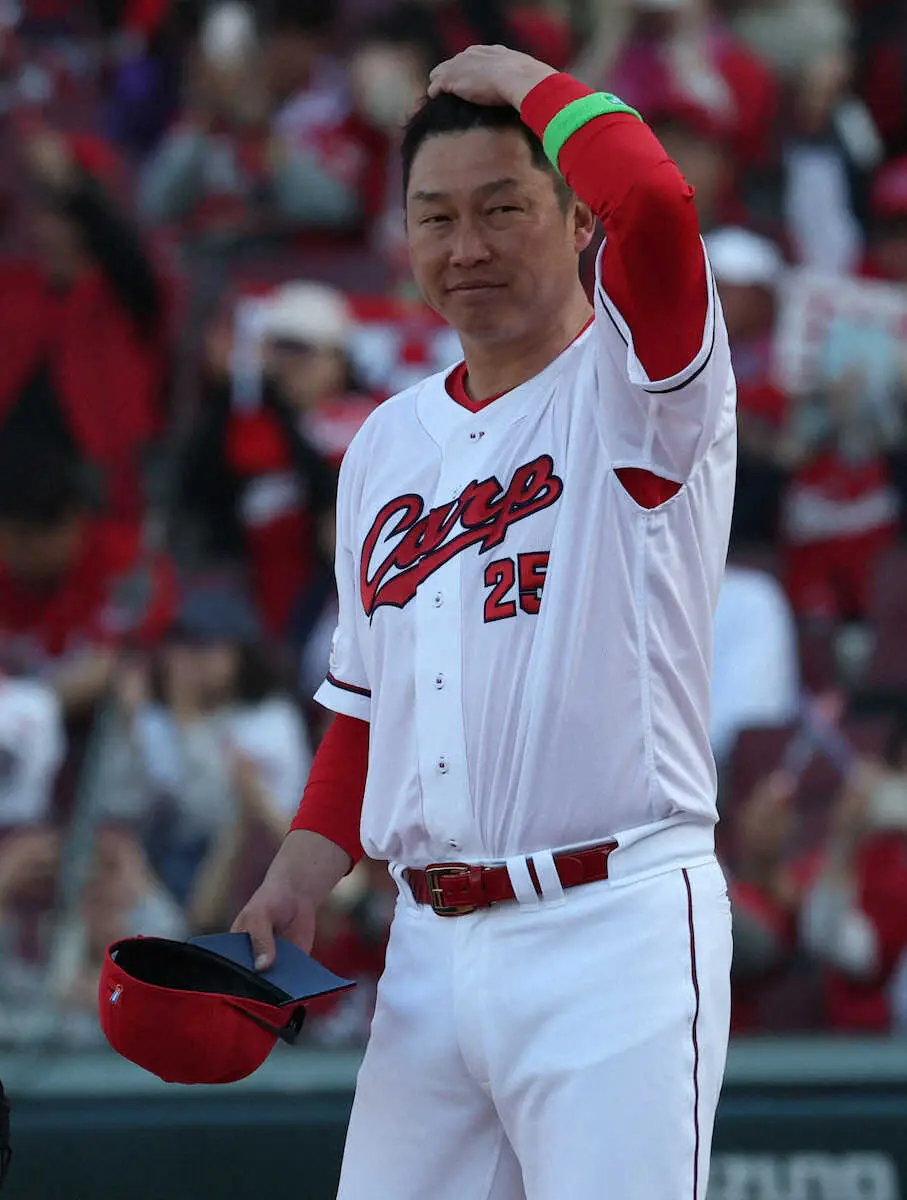 【画像・写真】広島・新井監督が小園欠場理由を説明「誰と戦っているのか見えない。弱い姿が見受けられる」