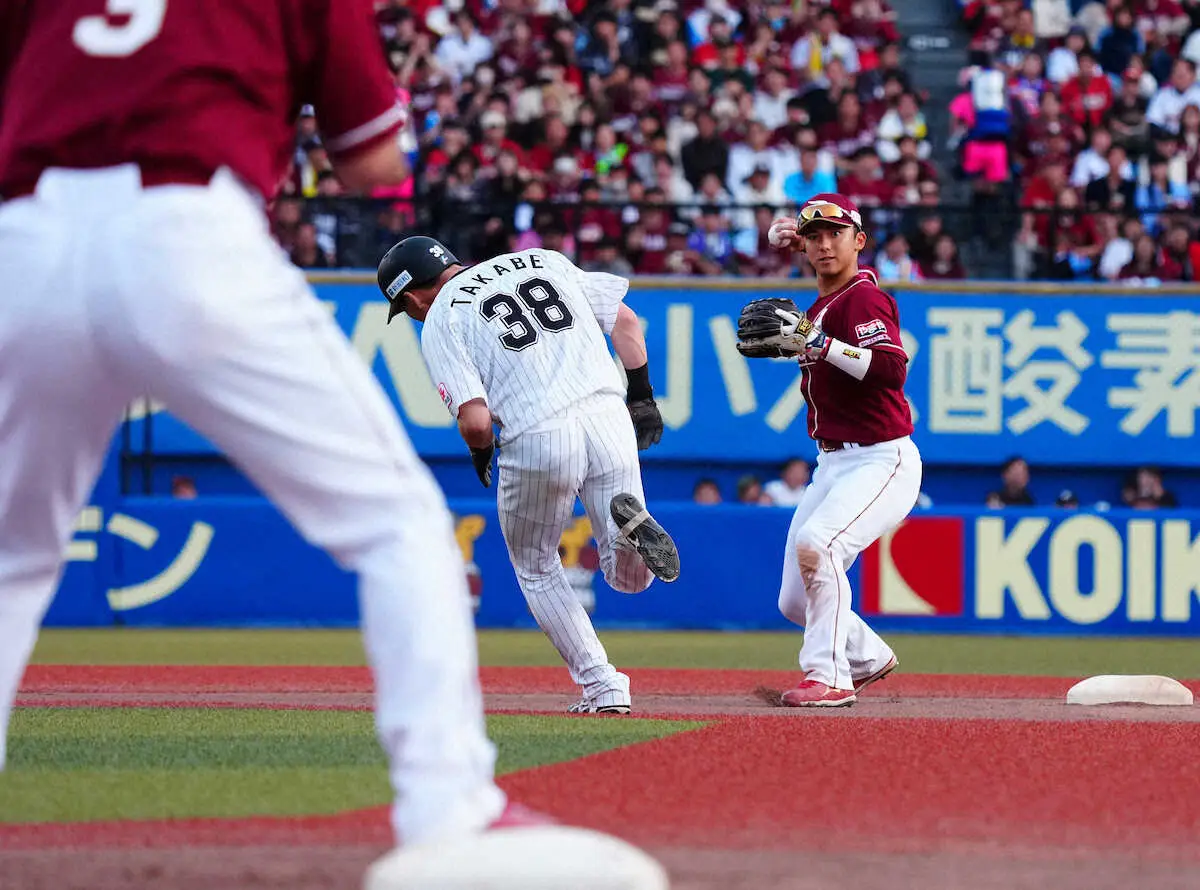 【画像・写真】楽天　わずか2安打も5盗塁で勝った！浅村栄斗は28打席無安打も「野選」で勝ち越し