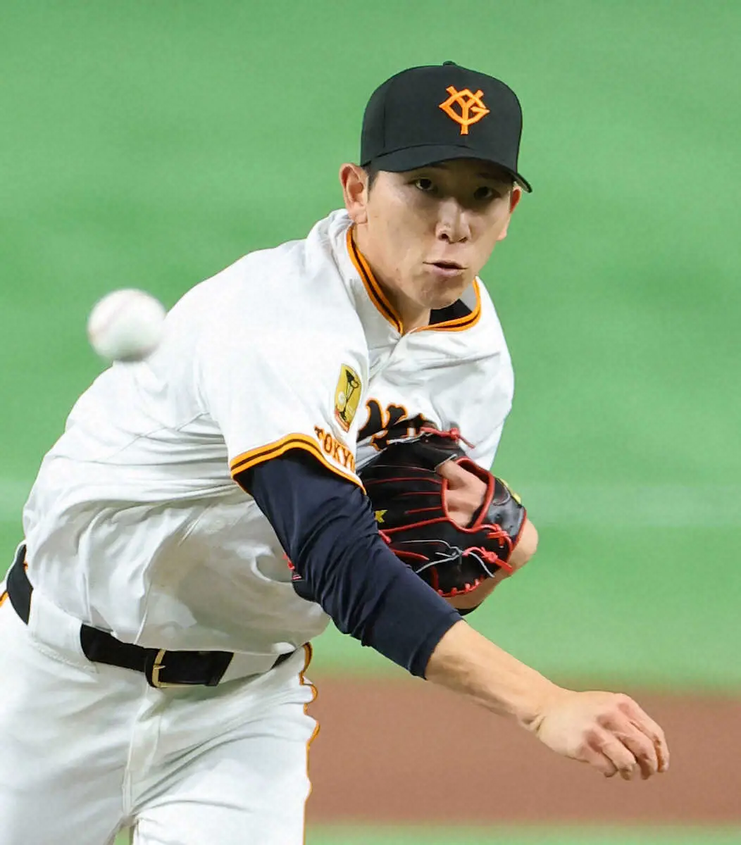 【画像・写真】巨人・戸郷翔征　今季初勝利へ今季初の150キロ超え連発！　今季初トゴタクで3回まで無安打投球