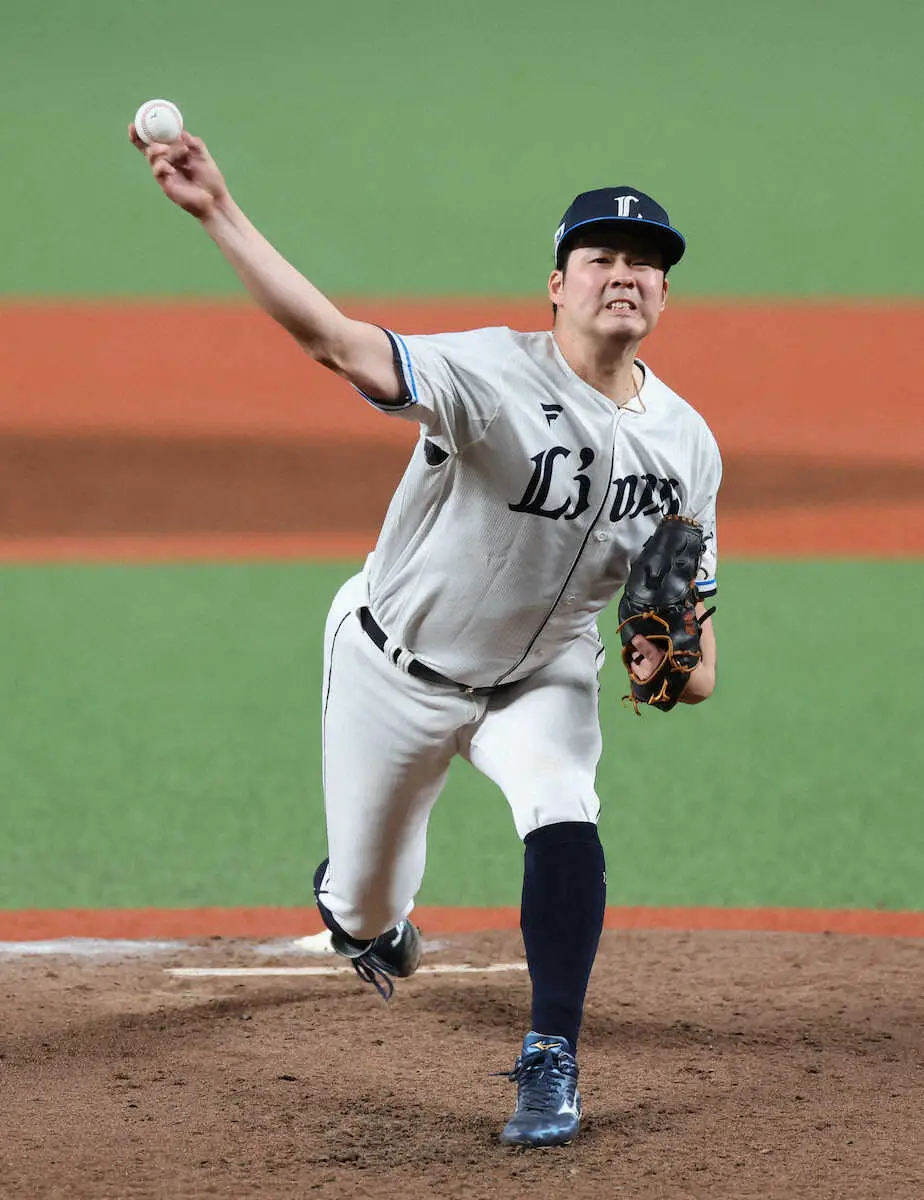 【画像・写真】“教え子”西武・渡辺7回2失点も…清川栄治さん命日に白星届けられず　