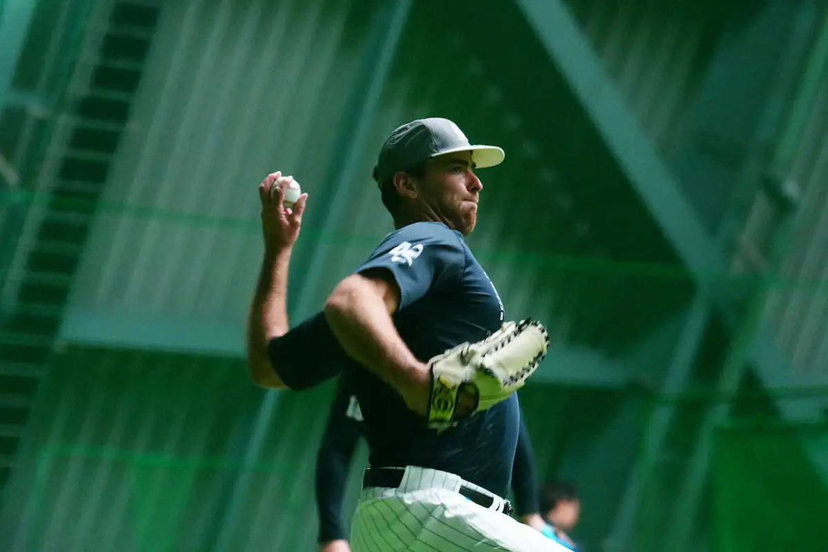 【画像・写真】ロッテ・サモンズ　7日楽天戦で来日初先発「勝利の瞬間を見届けたい」