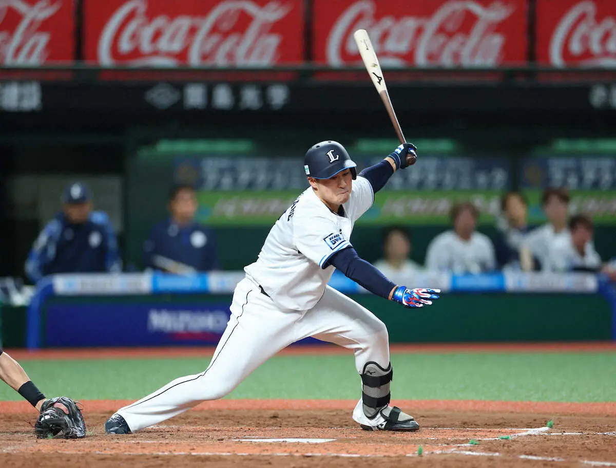 【画像・写真】西武ドラフト2位・渡部聖弥　自身初の2試合連続無安打　モイネロに無安打も「しっかり捉えられている」