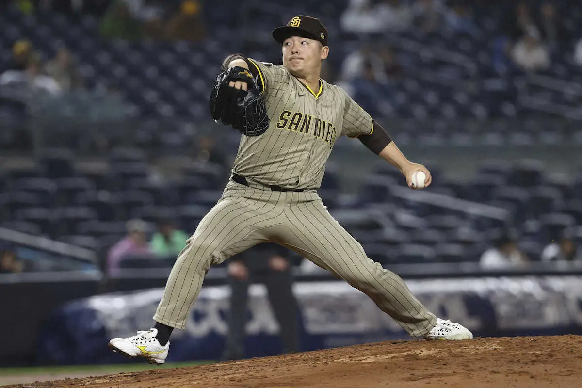 【画像・写真】パドレス・松井　逆転で6連勝呼ぶ好投　6回途中から登板