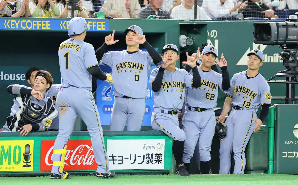 【画像・写真】阪神・森下がまた打った!自己最長タイの4戦連発6号2ラン「ゼロの男」山崎に今季初被弾食らわせた