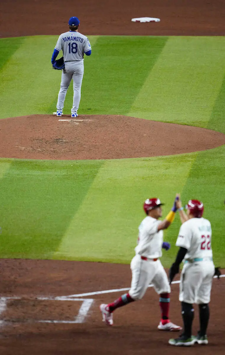【画像・写真】日本人投手と“3連戦”ダイヤモンドバックス　千賀→山本とここまで1勝1敗　10日は佐々木朗希と初対戦