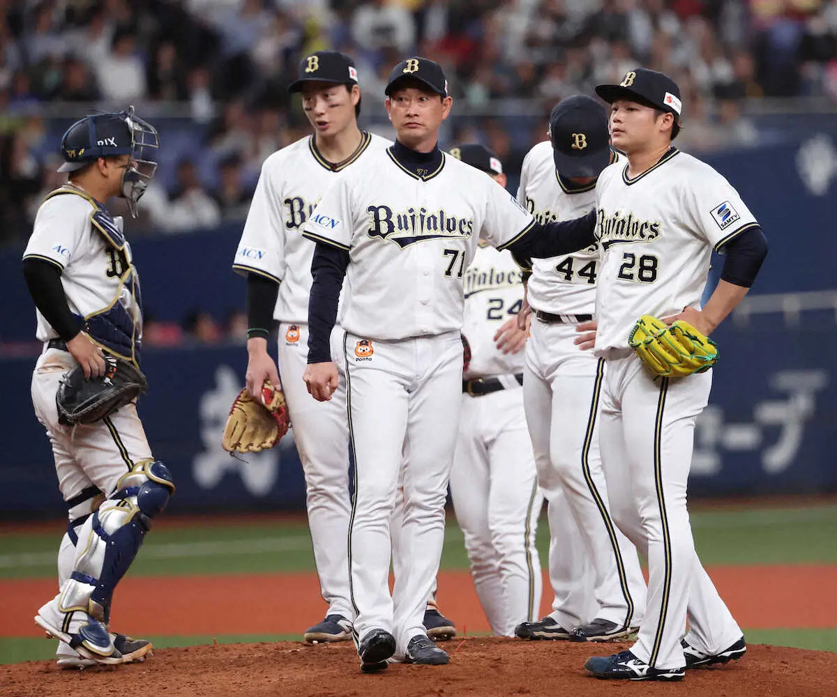 【画像・写真】オリックスは投手陣が崩壊　6回に10年ぶりの1イニング9失点