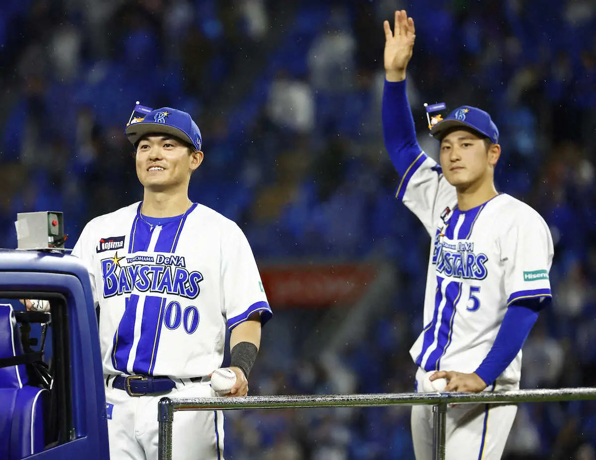 【画像・写真】プロ初サヨナラ打のDeNA林　涙、涙のヒーローインタビュー「見に来るのが最後になるかもと…」