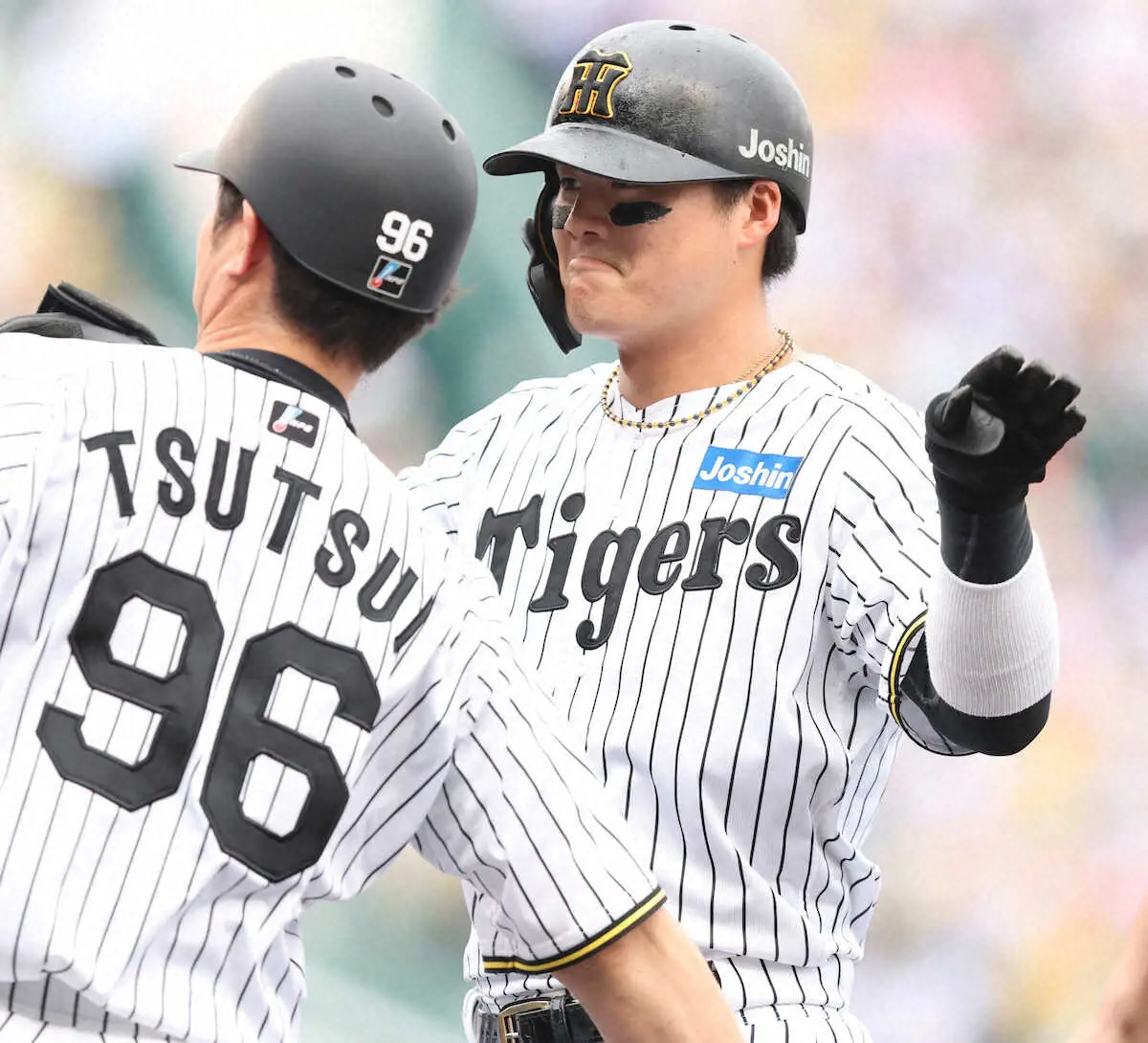 【画像・写真】阪神・前川　プロ初「8番・左翼」先発で安打　登場曲は「水戸黄門」のあの名ソング