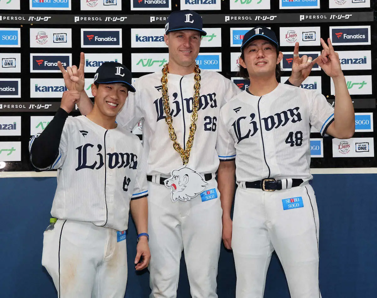 【画像・写真】西武・今井、投手3冠！27歳初登板で7回0封4勝「ゼロ並べることだけ考えて」22イニング連続無失点