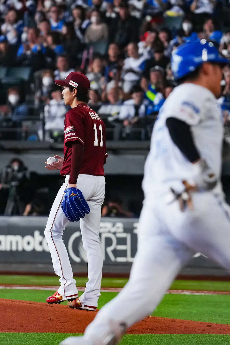 【画像・写真】楽天、5度目零敗で泥沼4連敗　わずか2安打沈黙、先発・岸は2発被弾で6回4失点