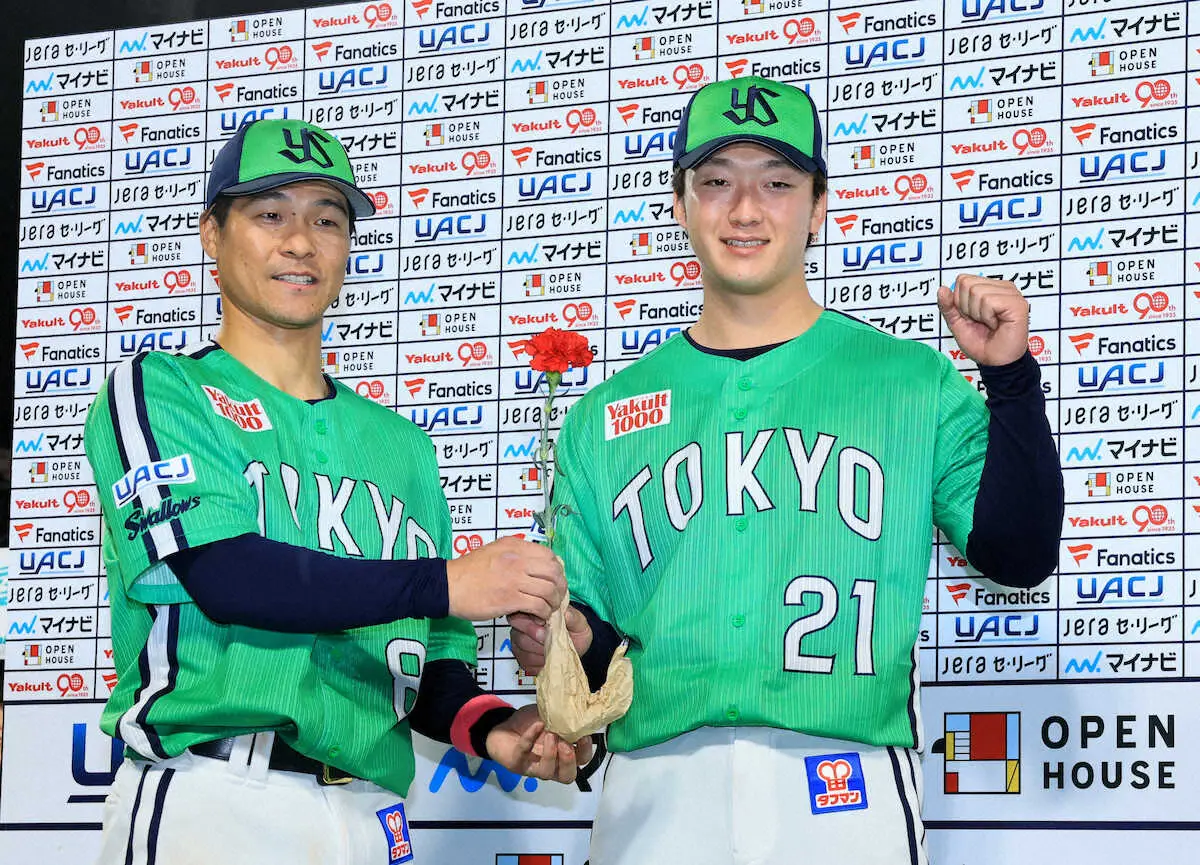 【画像・写真】ヤクルト　母の日は4年連続白星！「お母さん、ありがとう」先発・吉村、母にささげる10K力投、2勝目