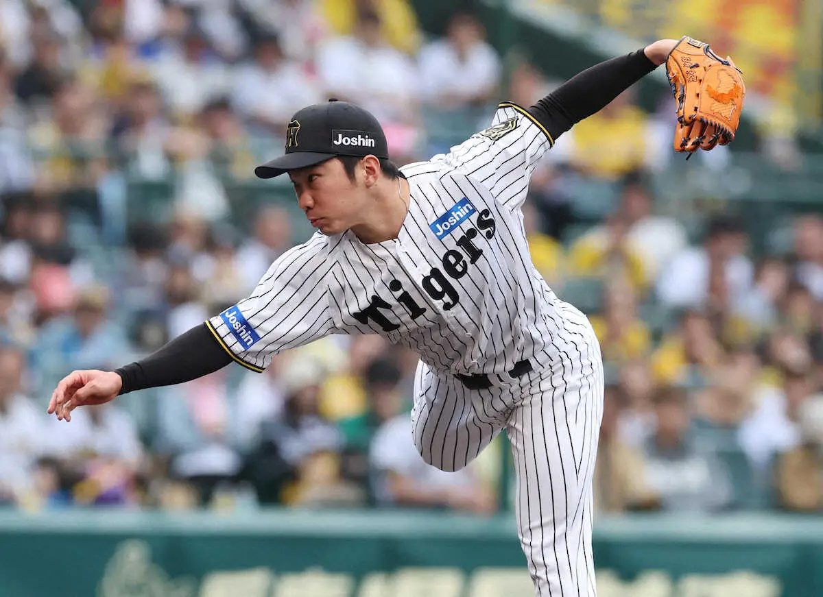 【画像・写真】＜神・中（7）＞　3番手で登板した石井（撮影・大森　寛明）