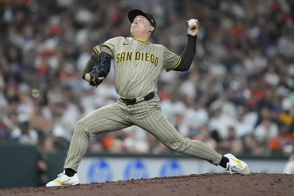 【画像・写真】パドレス・松井裕樹は1回3者凡退で2奪三振の好投　今季防御率2・12に