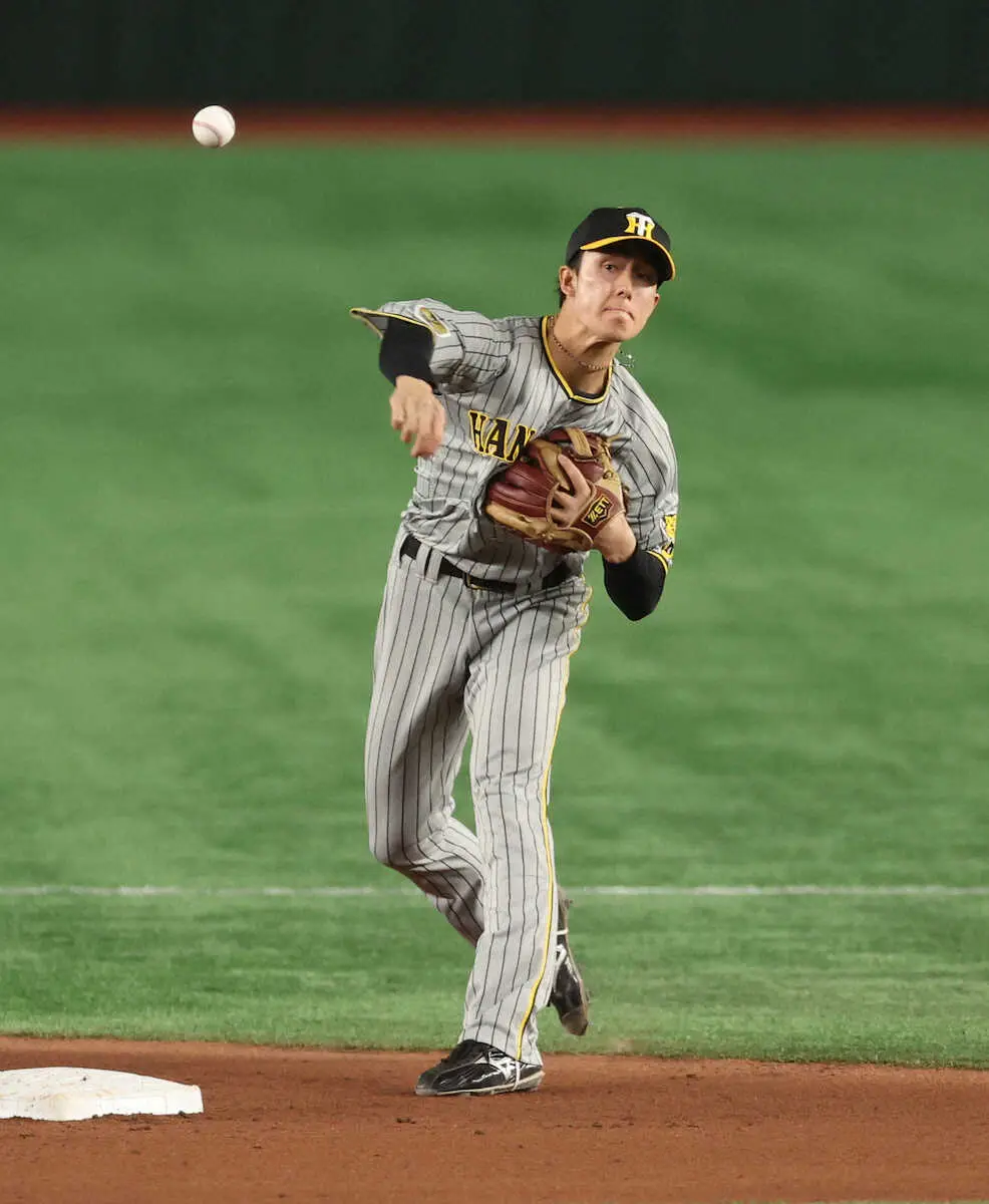 【画像・写真】阪神　小幡を抹消　11日中日戦で「左下肢の軽度の筋挫傷」　藤川監督「長引かせるよりも1度登録を外す」