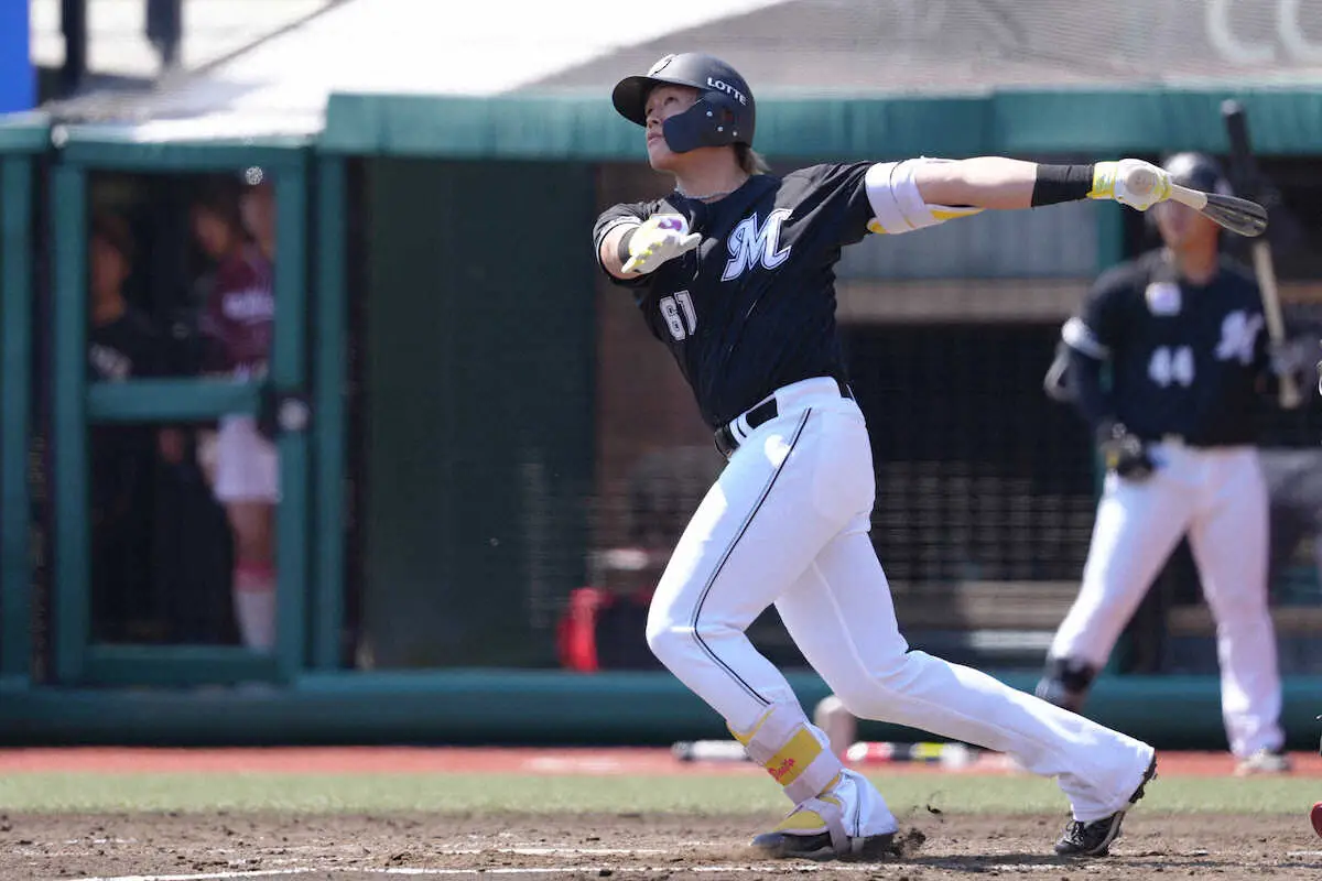 【画像・写真】ロッテ　山本大斗の2号ソロ＆ソト24試合ぶり4号ソロ　吉井監督「ソトは期待」「山本は…」