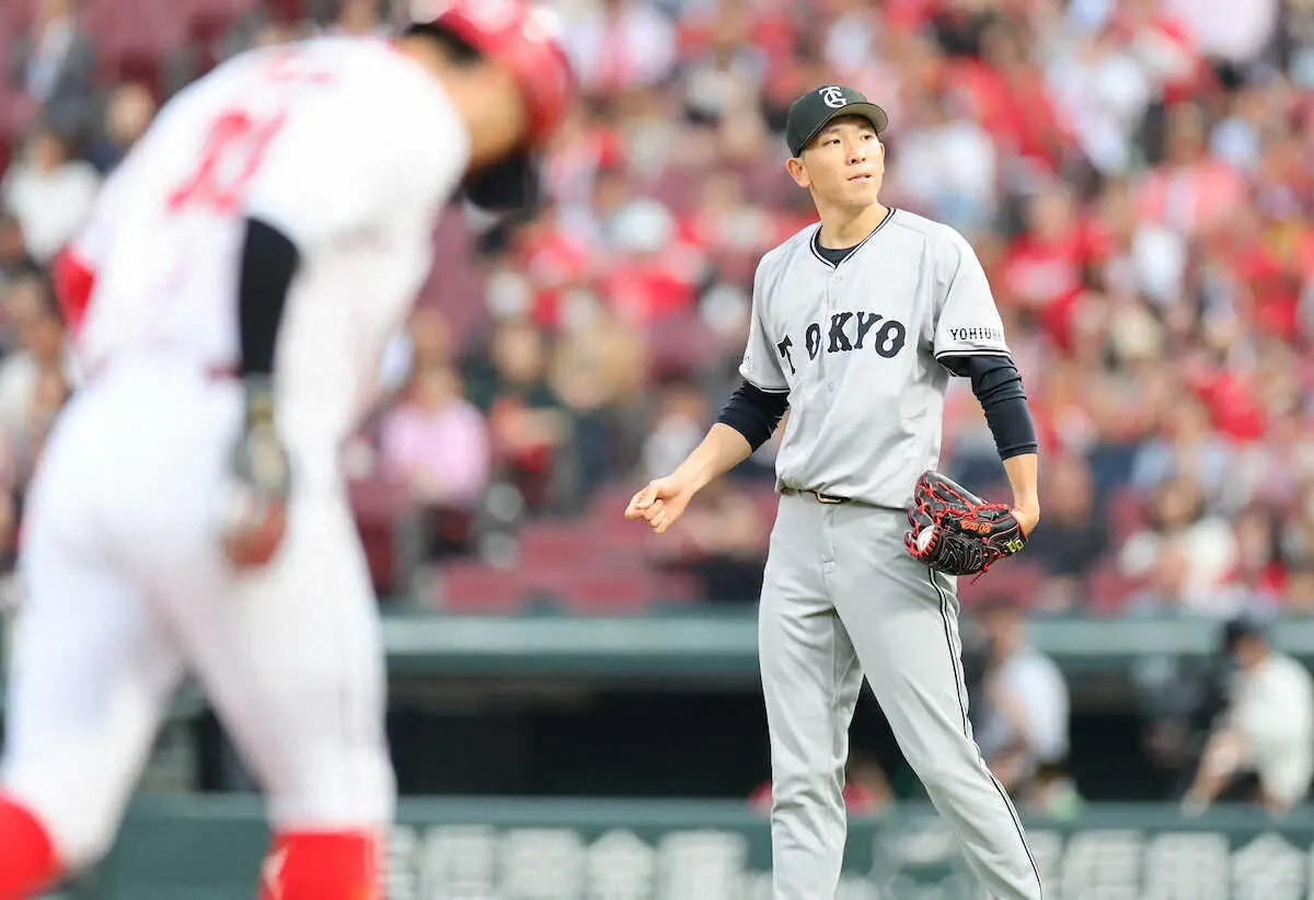 【画像・写真】巨人エースに遠い白星…戸郷“5度目の正直”もならず5回4失点降板　3年ぶり押し出しで初回先制許す