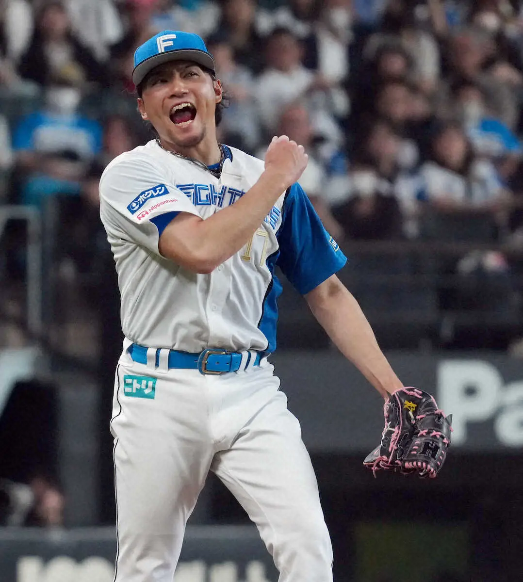 【画像・写真】日本ハム・伊藤　パ・リーグトップタイの5勝目　8回4安打無失点10Kで56奪三振もリーグトップ
