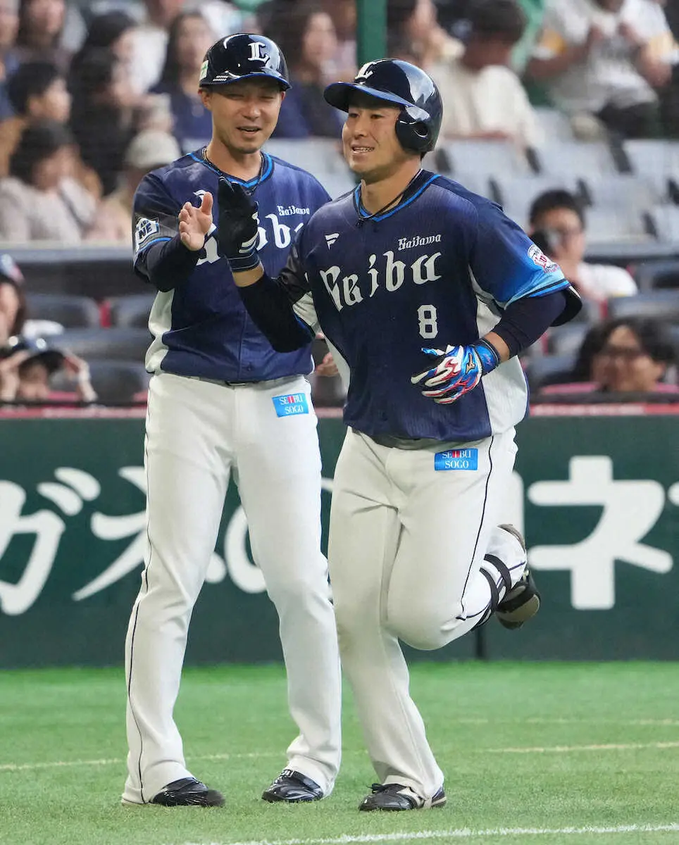 【画像・写真】西武ドラ2・渡部聖「気持ちよかったです」108打席目でプロ初本塁打！「すごくいい感触でした」