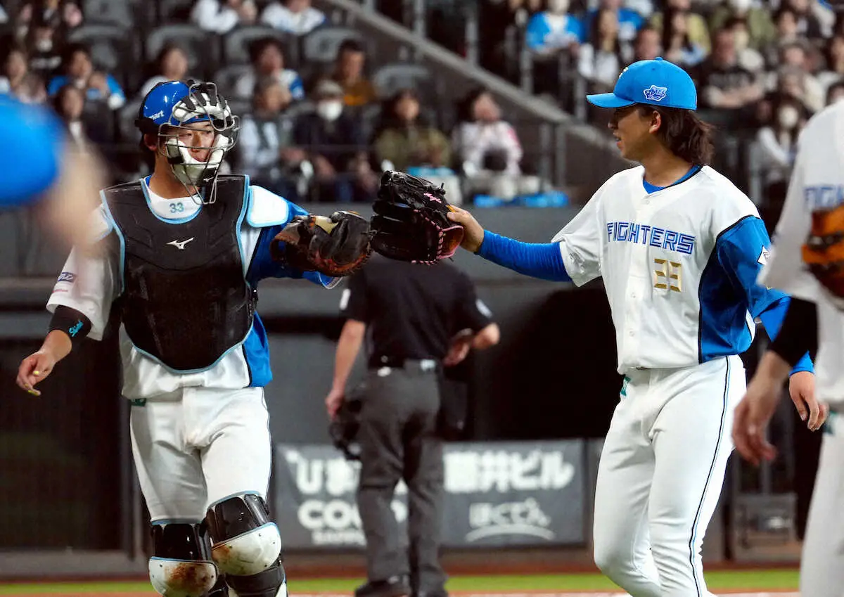 【画像・写真】日本ハム新庄監督、細野＆進藤の“2年目同期バッテリー”を評価　「安心感があったでしょ」6回無失点