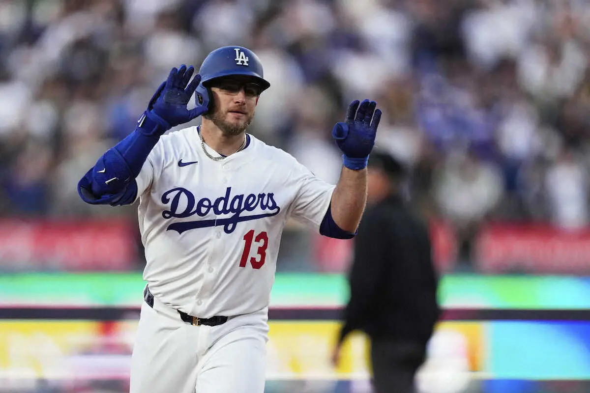 【画像・写真】完全復調だ！マンシーが2試合連発3号　初4番起用に一発回答　ドジャース初回にすぐさま逆転