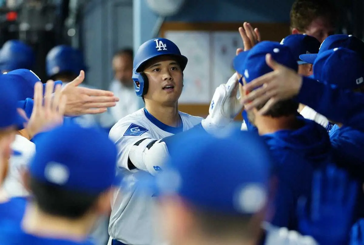 【画像・写真】大谷翔平2戦連発14号！5月7本目と絶好調　自身ボブルヘッド人形配布日は“3試合連発”