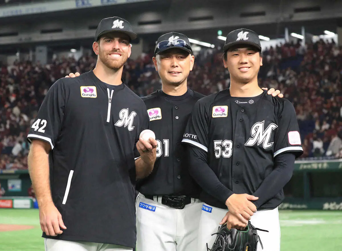 【画像・写真】ロッテ初物ずくめ!新外国人左腕サモンズ初勝利＆19歳木村が球団35年ぶり10代セーブ