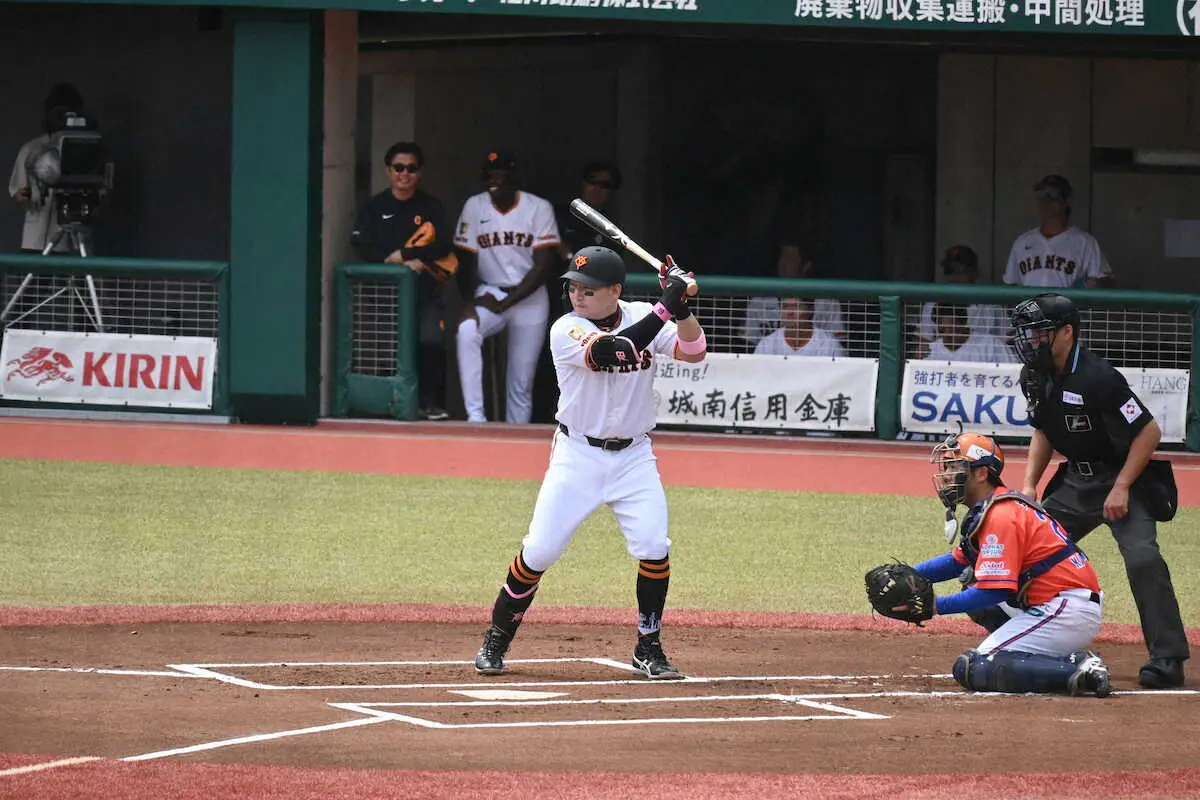 【画像・写真】巨人・丸が2軍戦に「1番・DH」で実戦復帰　　3の0も「当初のスケジュール通り競技復帰できた」