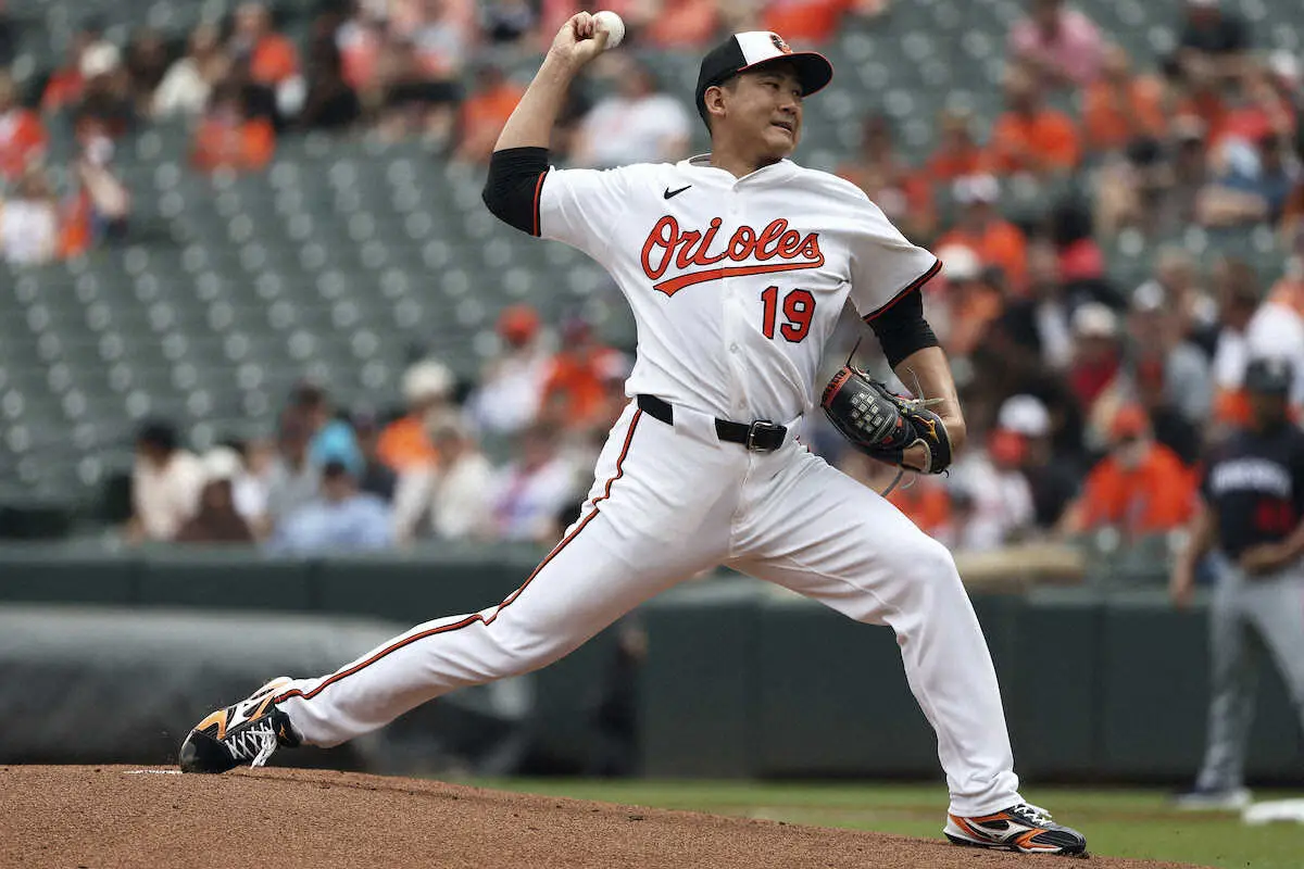 【画像・写真】オリオールズ・菅野　7回ワースト4失点で3敗目　ツインズ打線「チーム単位で攻略してきている」