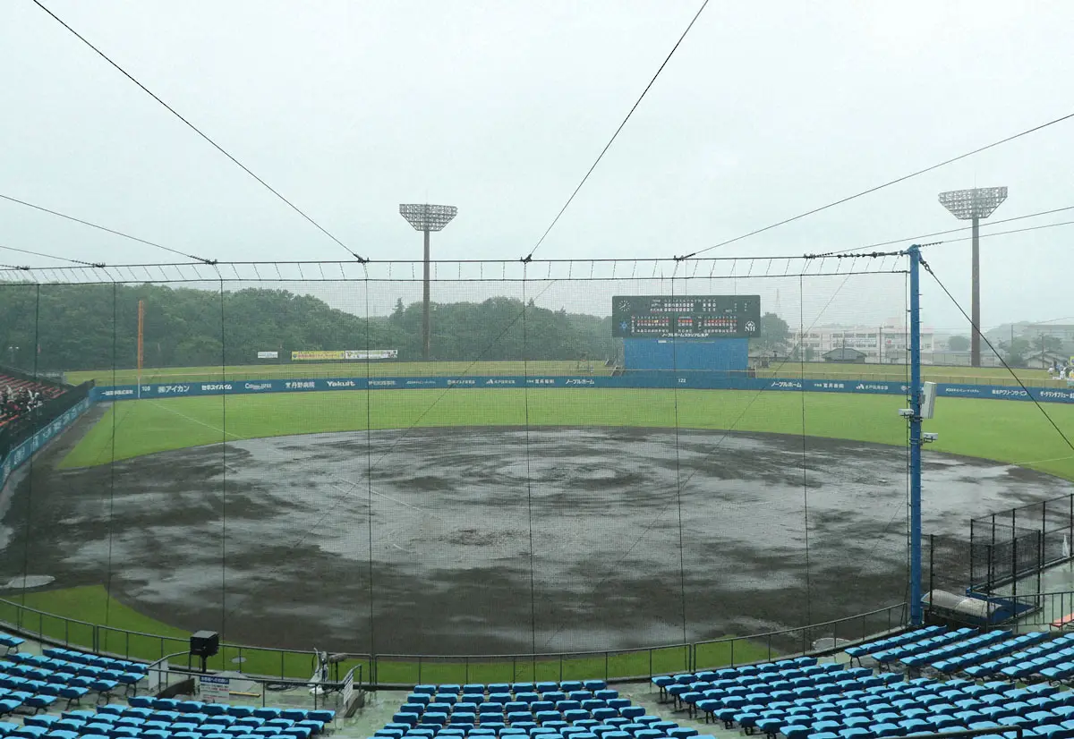 【画像・写真】【高校野球】関東大会が雨天順延　25連勝中の横浜、ドラ1候補の石垣擁する健大高崎など出場