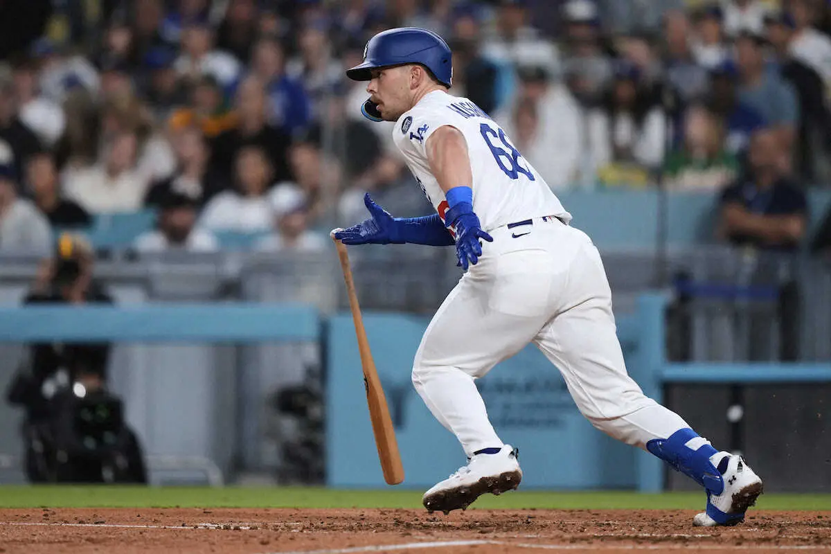【画像・写真】ドジャース・ラッシングがMLBデビュー！初安打&好リードで大勝貢献「幼い頃から夢見てきた瞬間」