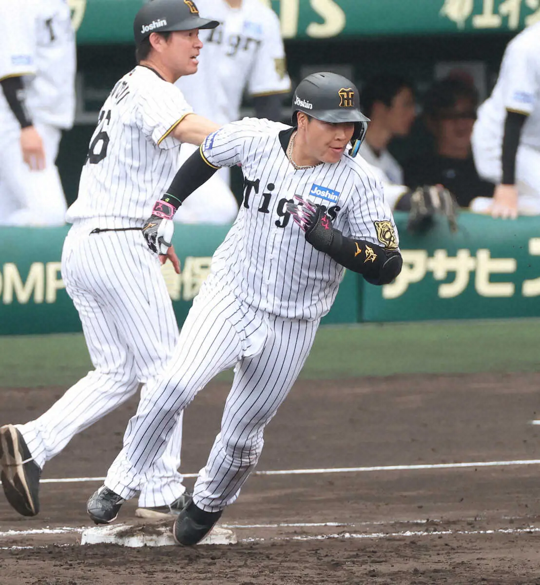 【画像・写真】阪神・大山　中軸の意地！復調10試合ぶり適時打「しっかり準備して入りました。チームが勝てて良かった」