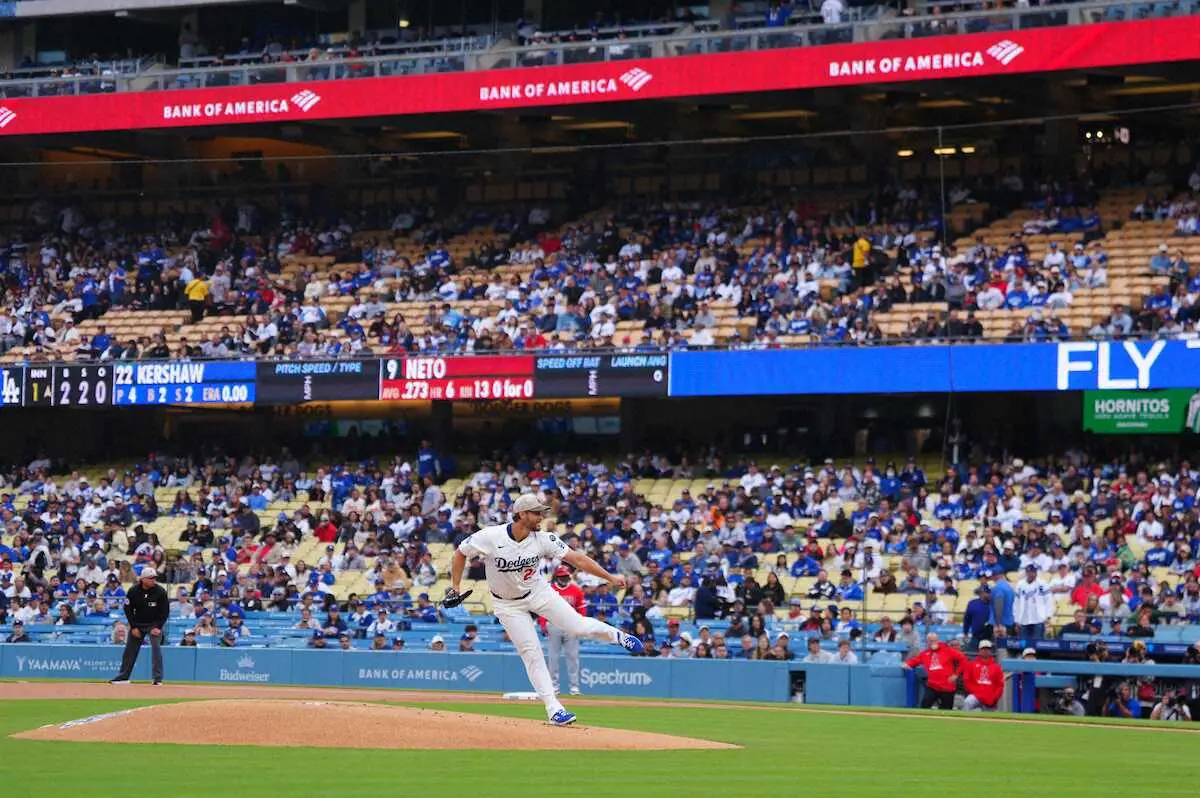 【画像・写真】ドジャースひと筋18年の通算212勝左腕カーショー　260日ぶり復帰登板も初回いきなり3失点
