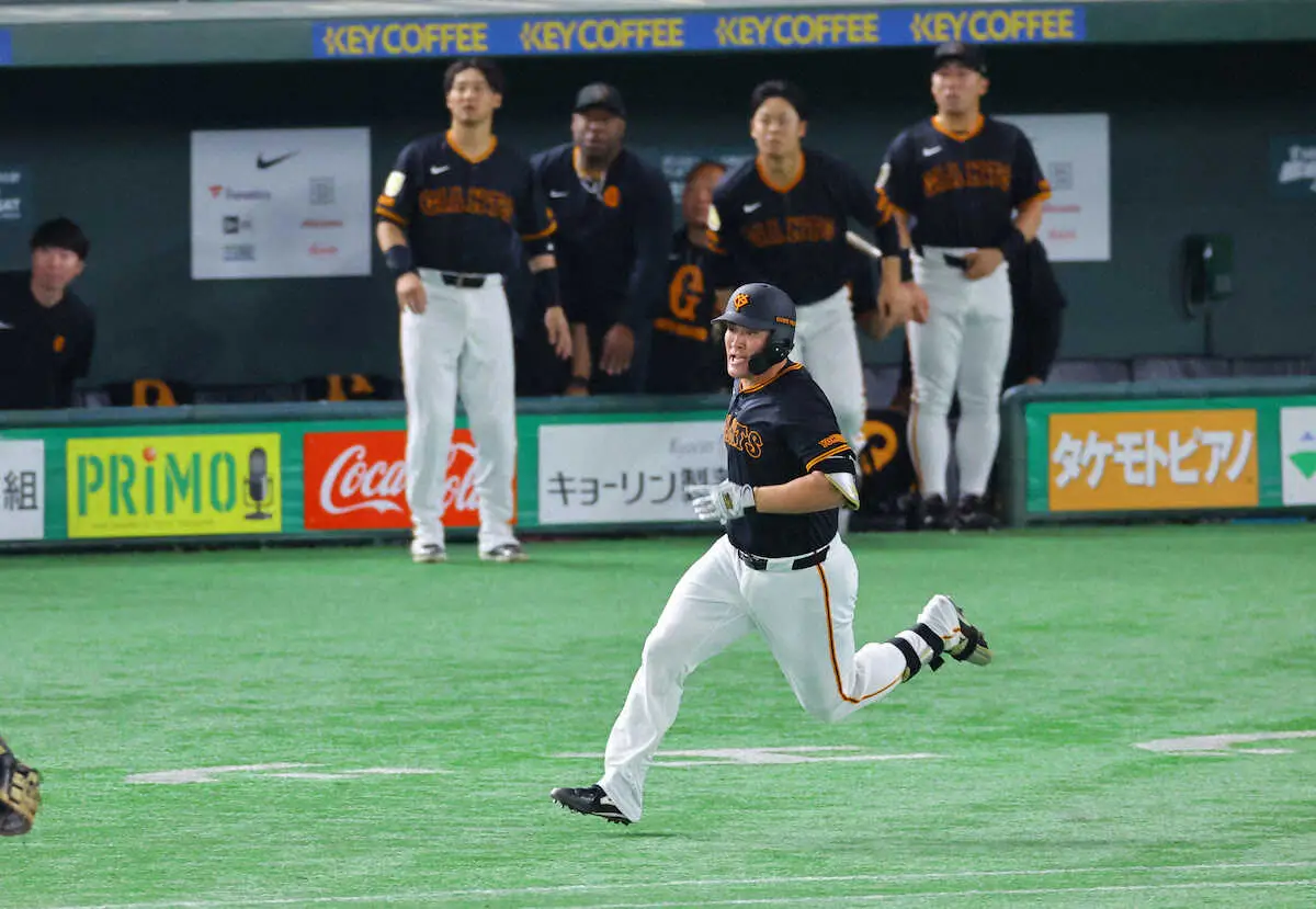 【画像・写真】巨人・リチャード移籍後2発目は逆転3ラン！18度目代打で初安打が本塁打　堀田に今季初勝利の可能性