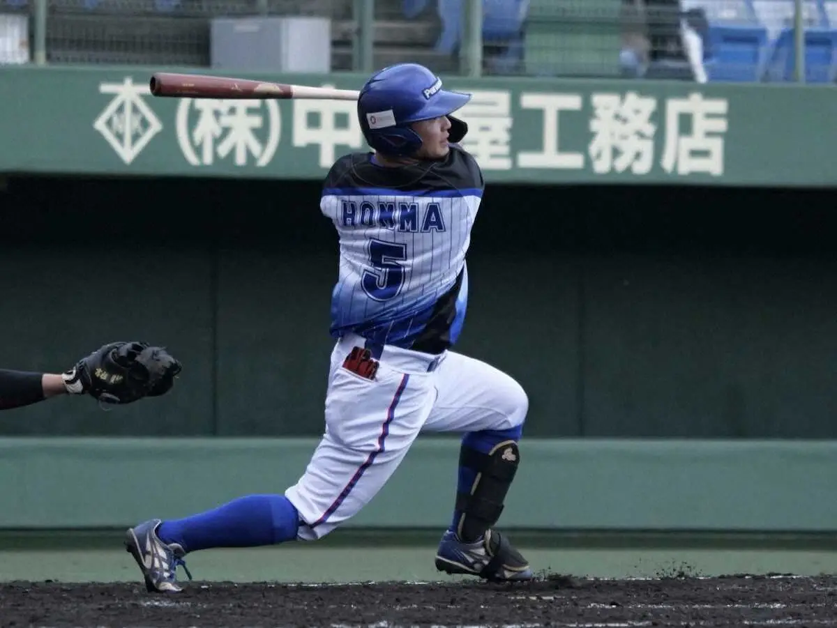 【画像・写真】パナソニック・本間颯太朗　オリックス2軍戦では一発を放った右の新人スラッガー「チームを勢いづけたい」