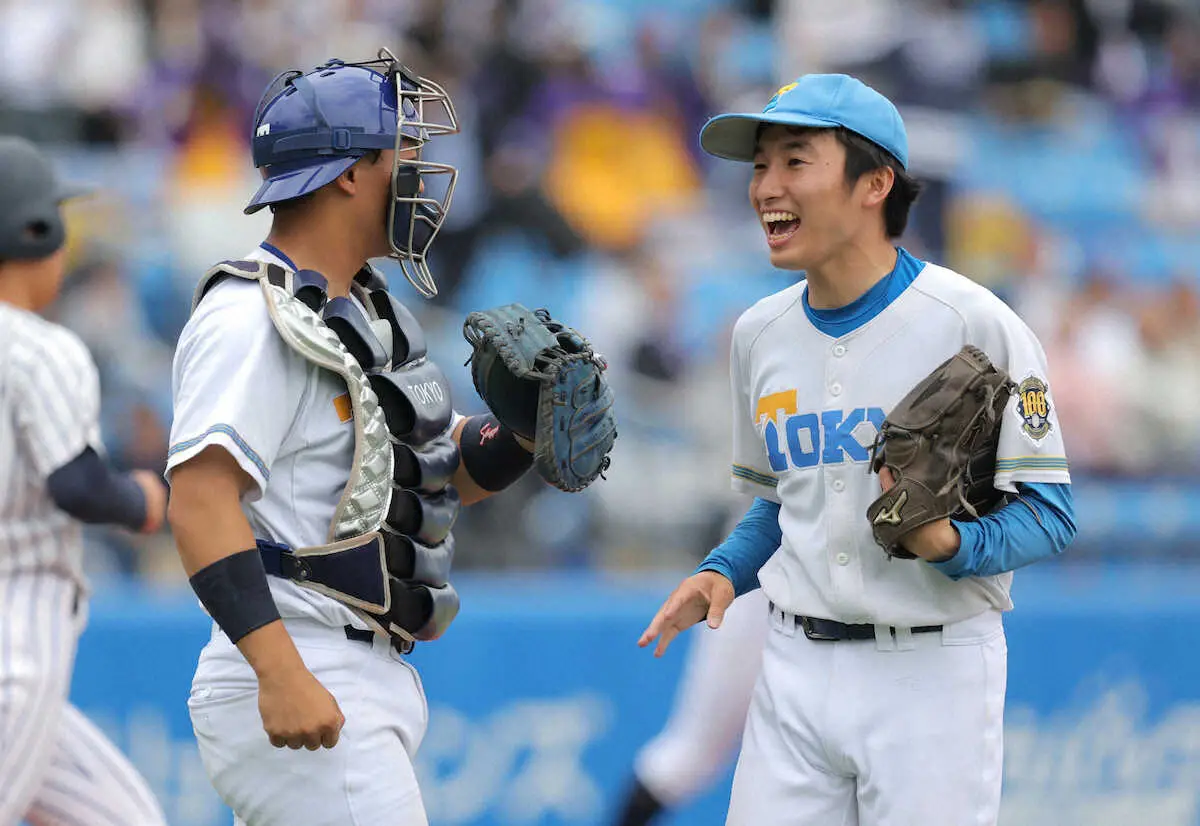 【画像・写真】東大　エース渡辺向輝が8回1失点好投も　打線工夫なく無得点で9連敗