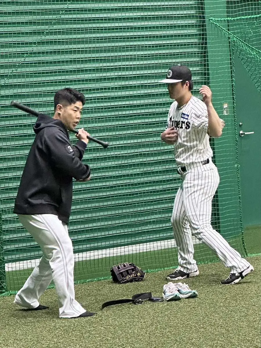 【画像・写真】阪神・前川が緊急弟子入り！　ソフトバンク・近藤に助言を受け、2軍から再起期す