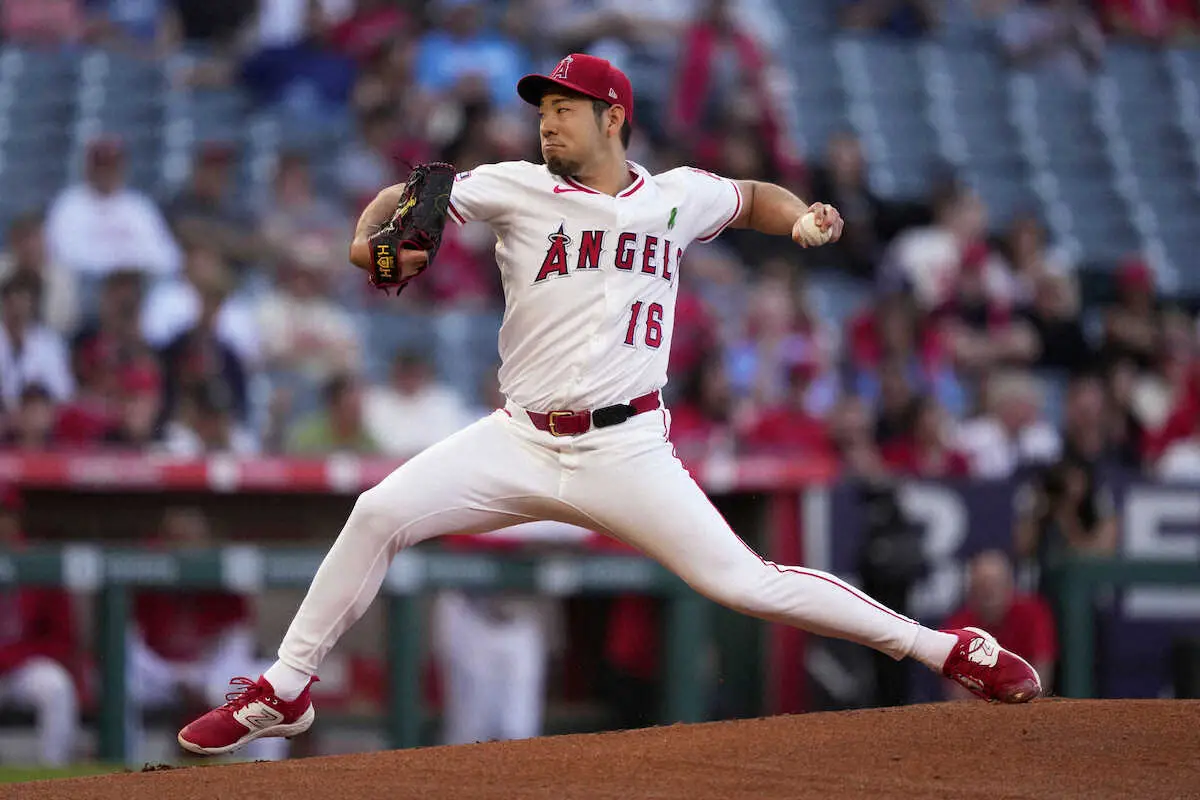 【画像・写真】エンゼルス・菊池雄星　11度目登板でようやく移籍後初白星！メジャー自己最多110球5回2/3を無失点