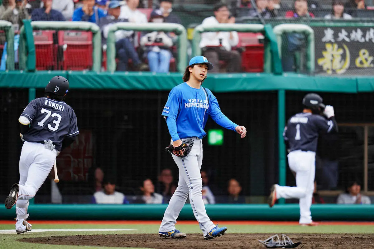 【画像・写真】新庄日本ハム、死闘延長も2度目ドロー　田中正義が9回1死満塁の大ピンチしのぐ