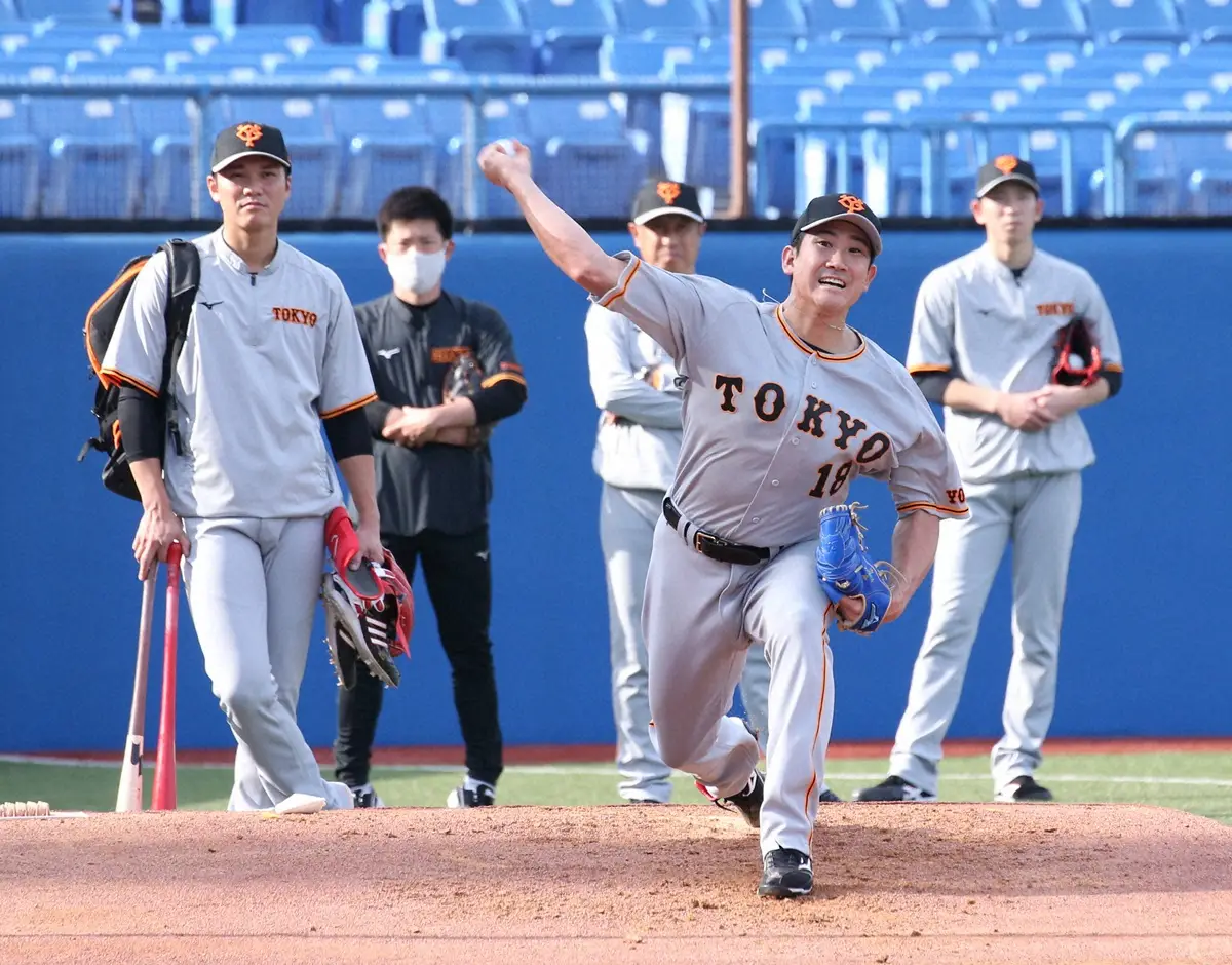 【画像・写真】“7度目の正直”で初勝利の戸郷翔征　2軍生活中、菅野智之からかかって来た国際電話「1時間ぐらい…」