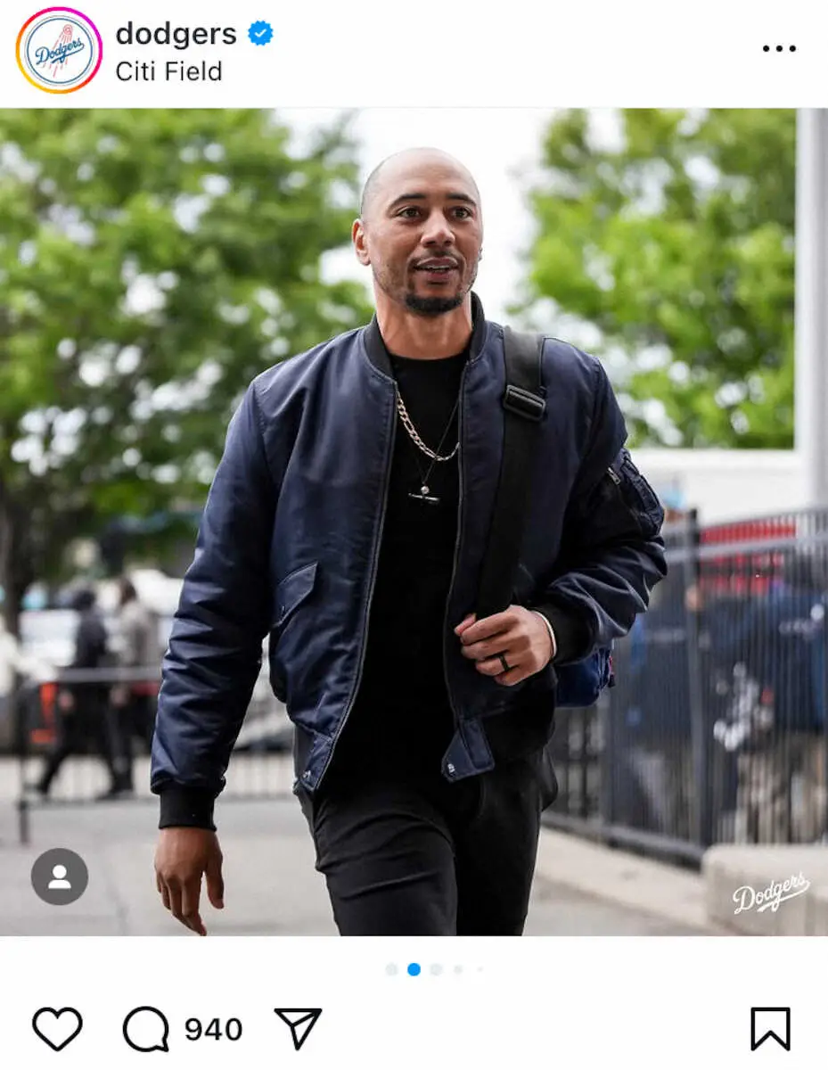 【画像・写真】ドジャースの球団公式インスタグラム（＠dodgers）から