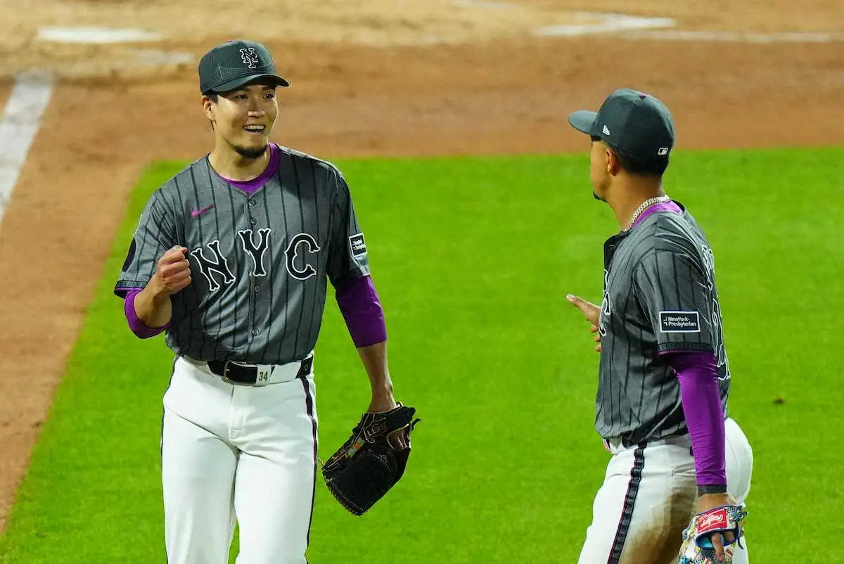【画像・写真】メッツ・千賀　ドジャース・大谷に被弾も粘投5勝目　グラブの色注意も何の！リーグトップ防御率1.46